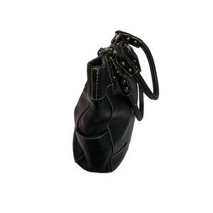 Fossil Black Leather Shoulder Purse